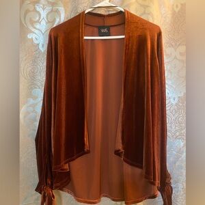 Velvet Sweater Holiday Copper Festive Anthropologie W5 Brand Size Small